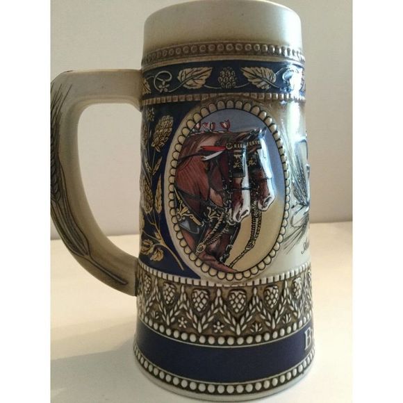 Anheuser BUSCH STEIN vintage Budweiser mug 1987 - Picture 1 of 3